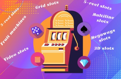 Variety of slots features and designs